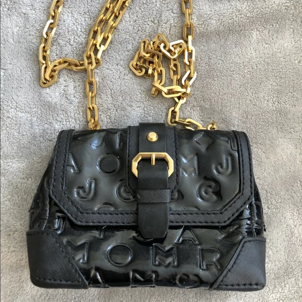 Marc by Marc Jacobs Black Patent Leather Crossbody